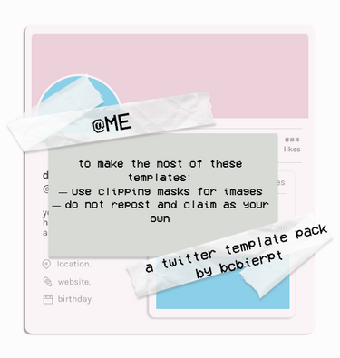 @ ME - a twitter template pack by BCBIERPT