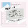 TUNE IN - a spotify/itunes template pack by BCBIER