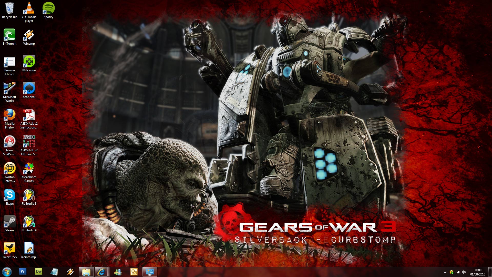 Gears of War 3 Windows 7 Theme