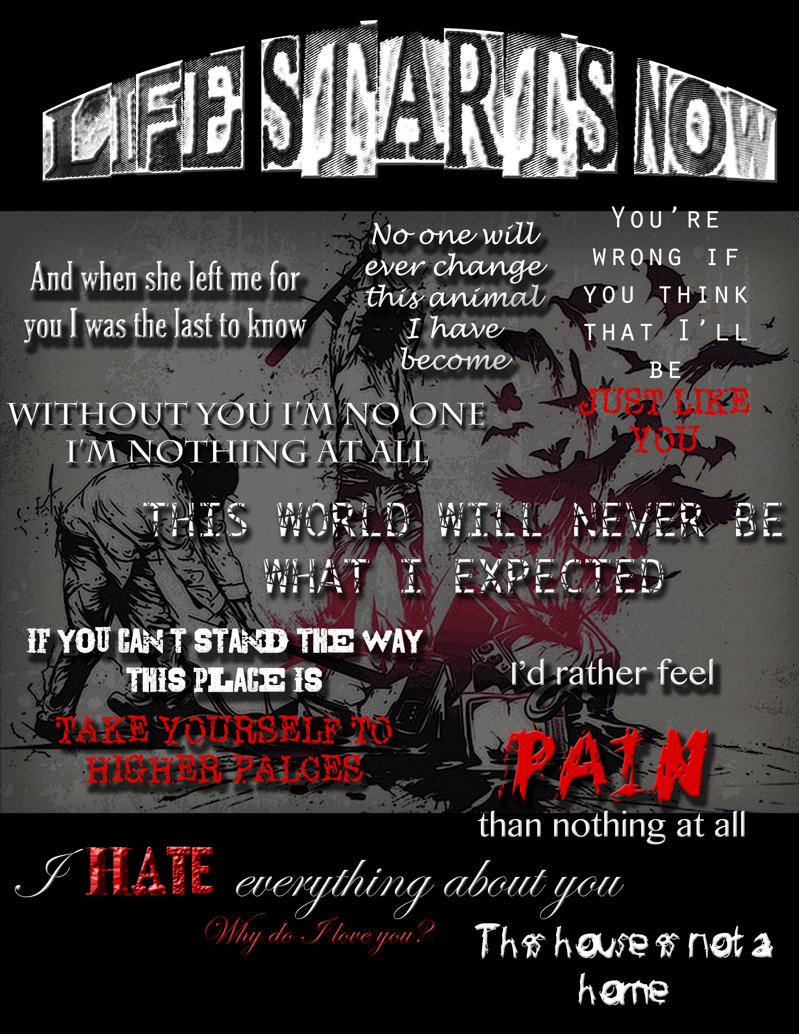Three Days Grace Quotes Three Days Grace Quotes By Torishadow On Deviantart
