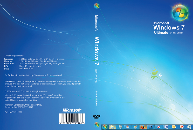 The Dove Windows 7 DVD cover by knightcrawler2007 on DeviantArt