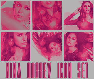 Nina Dobrev Icon Set by jadednightmares on DeviantArt