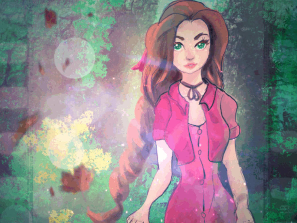 Aerith In The Sleeping Forest Final Fantasy 7 By Jollyrein On