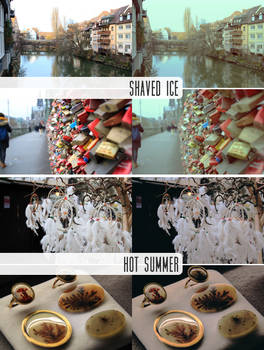 Photoshop Actions - Shaved Ice and Hot Summer