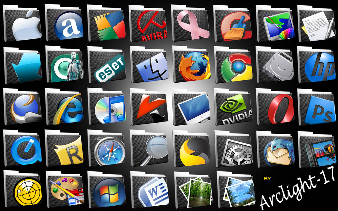 GRID FOLDER ICONS by Arclight-17 on DeviantArt