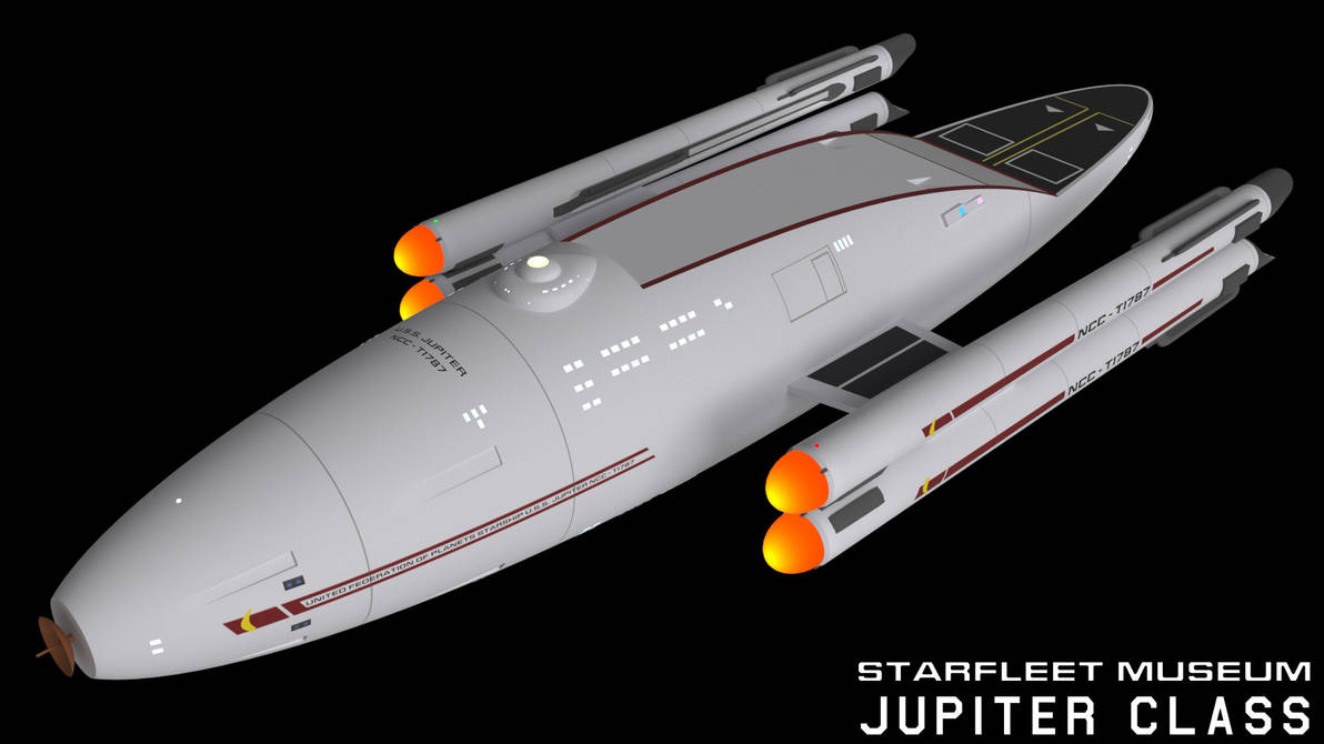 Jupiter Class Starship [Model Download] by TrekkieOrbiter on DeviantArt