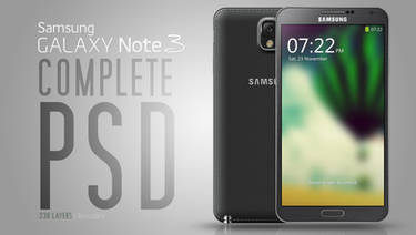 Galaxy Note III - PSD - PNG