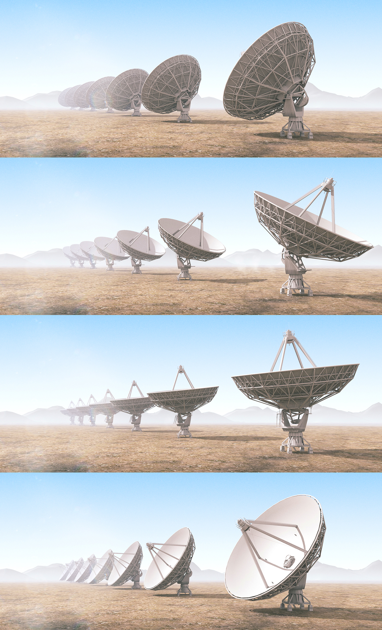 Radio Telescopes Wall Pack