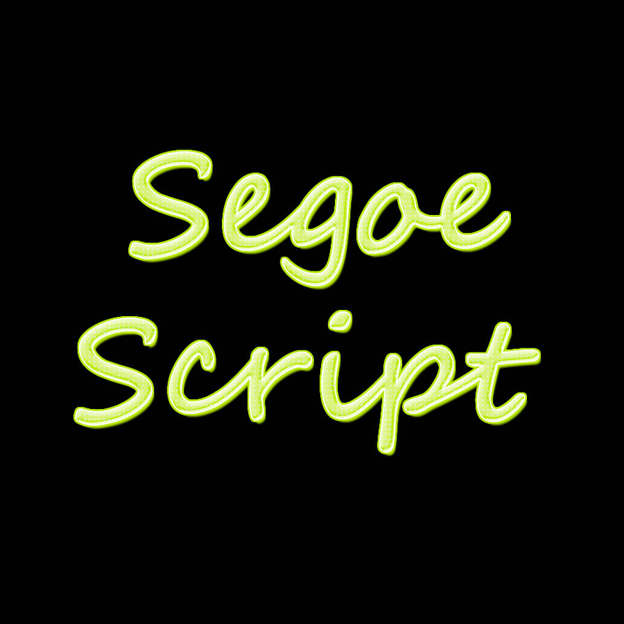 Segoe Script Font by TutorialesPPyG on DeviantArt