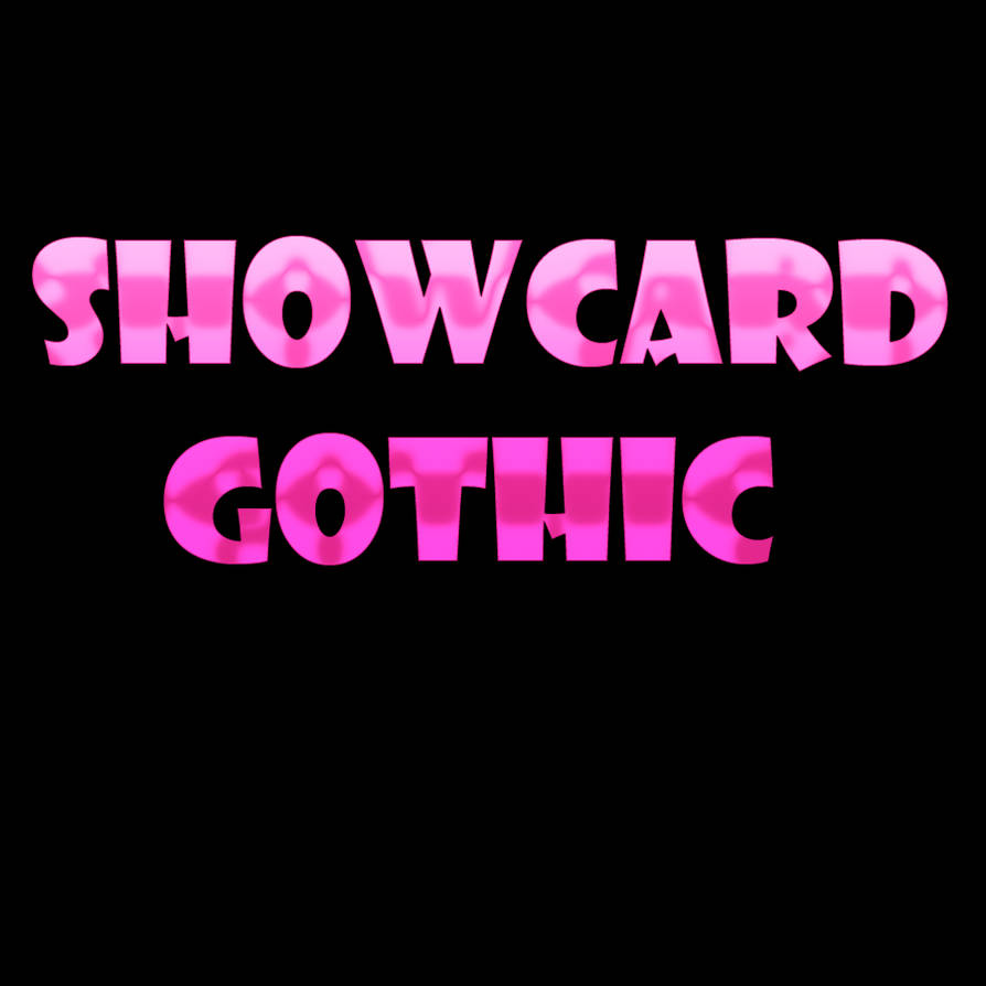 Showcard Gothic Font by TutorialesPPyG on DeviantArt