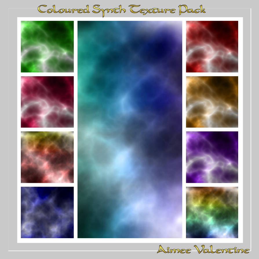 Coloured Synth Texture Pack by LadyValsArt1983 on DeviantArt