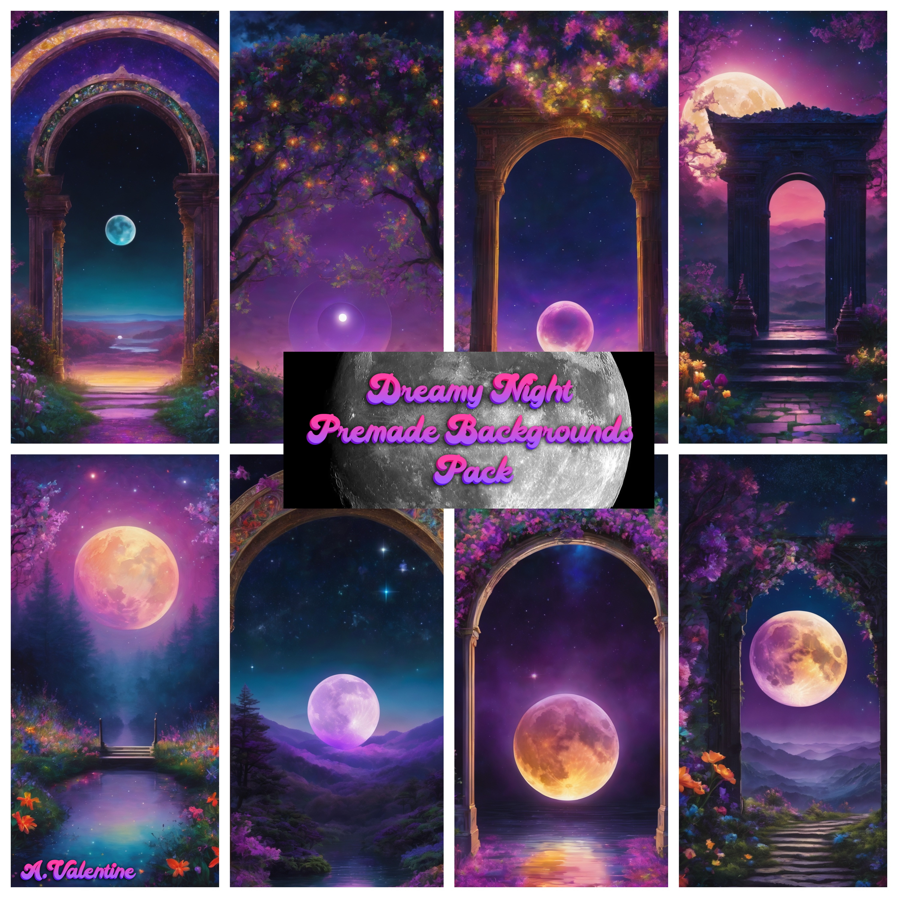 Dreamy Night Background