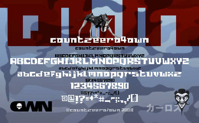 countzeero4own screenfont