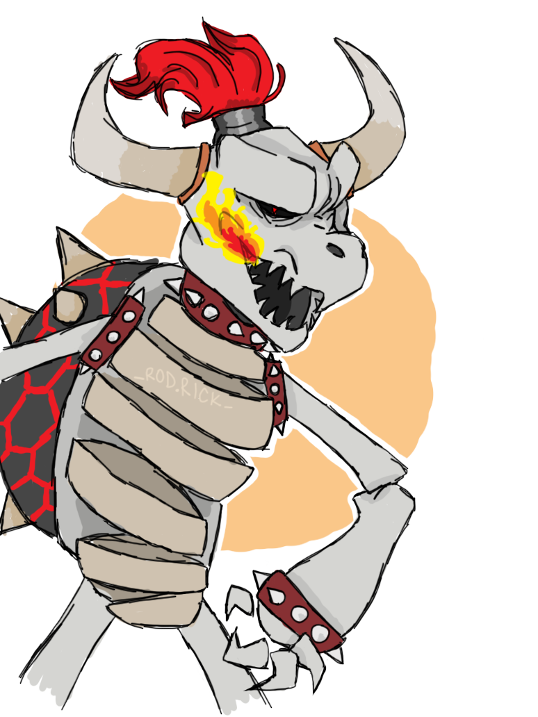 Dry Bowser by roderod98 on DeviantArt