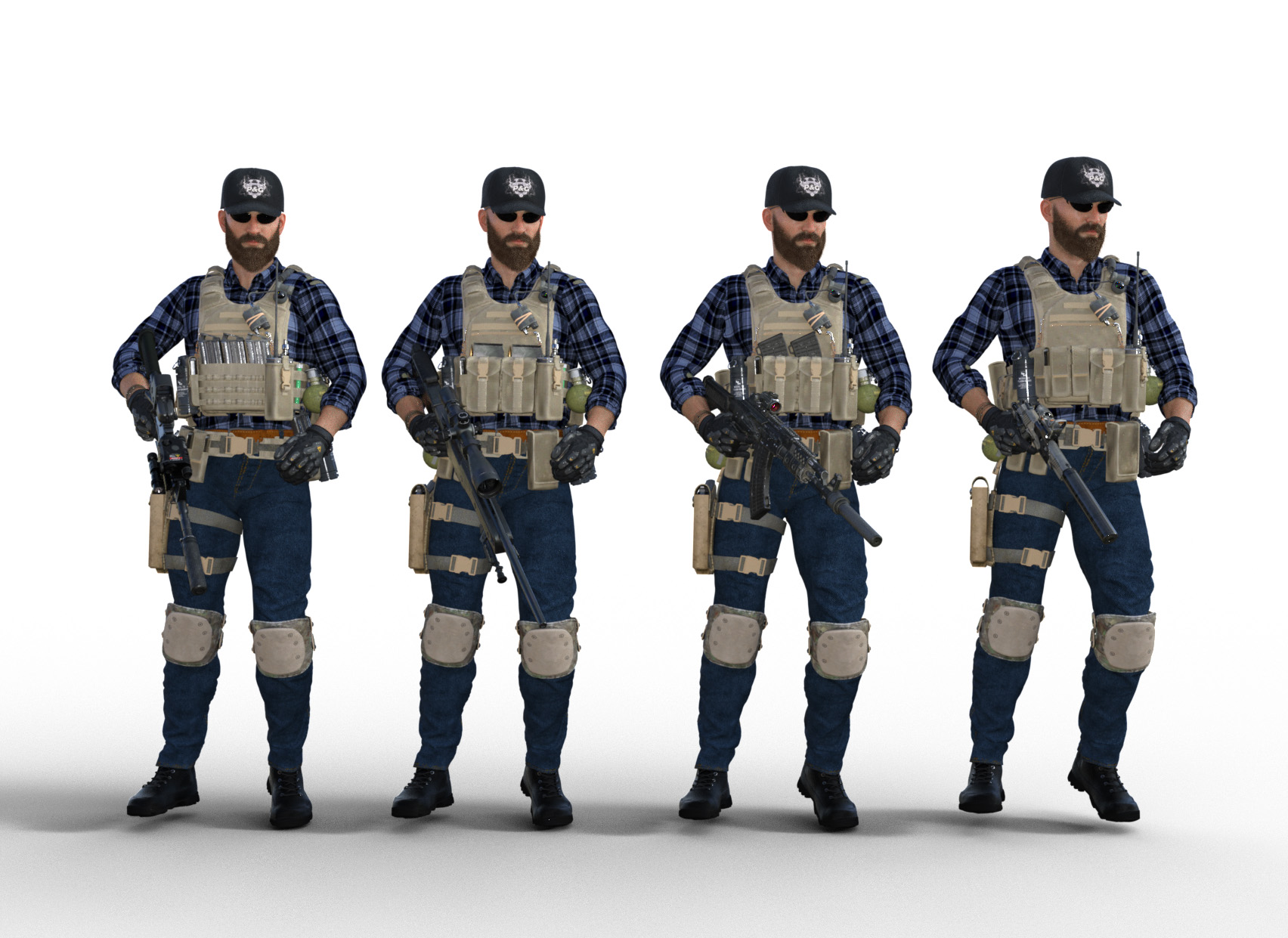 Operator 4.0 Weapon Variants by VX3TV on DeviantArt