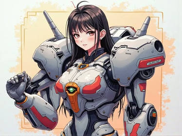 Space Sentinel Battle Suit by AIArt1st