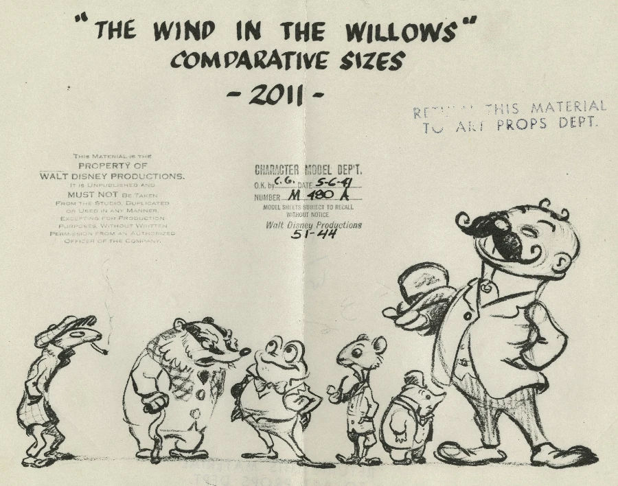Walt Disney's Wind in the Willows Model Sheet by Locopoton1 on DeviantArt