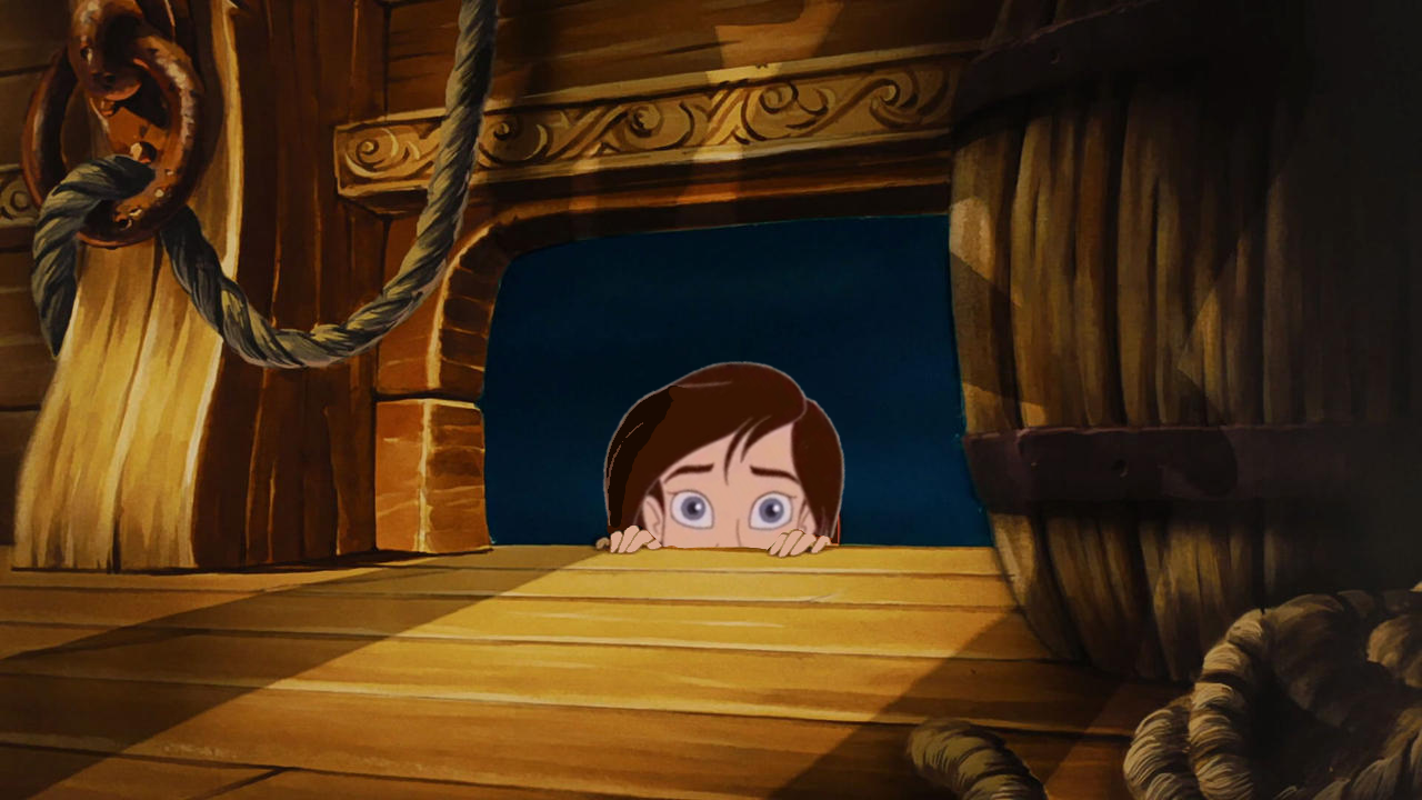 Melody peeking by magico20 on DeviantArt