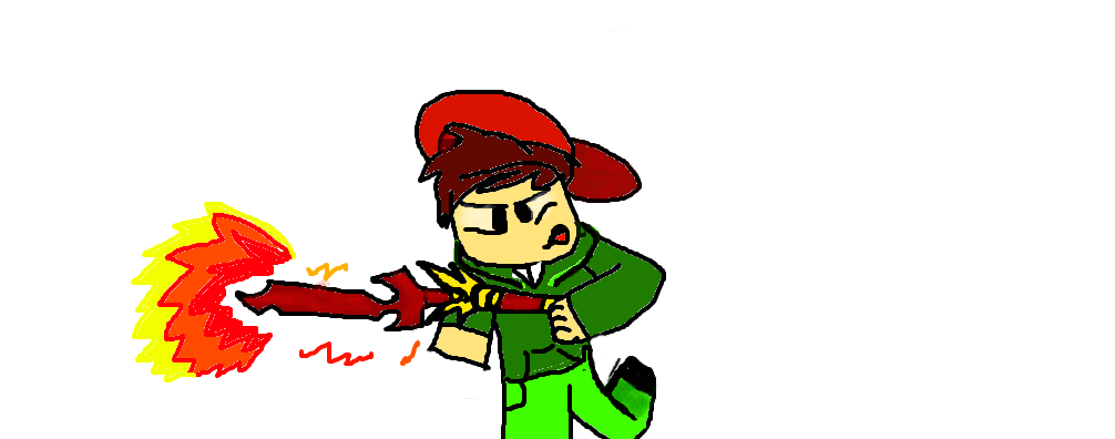 meh running with a fira sword .3. by SuperTheFluffyLizard on DeviantArt