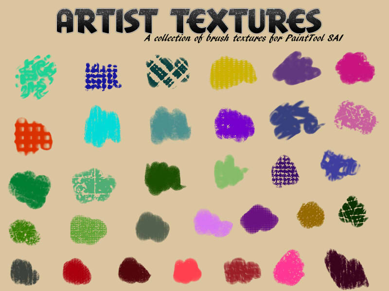 Art Textures for PaintTool SAI