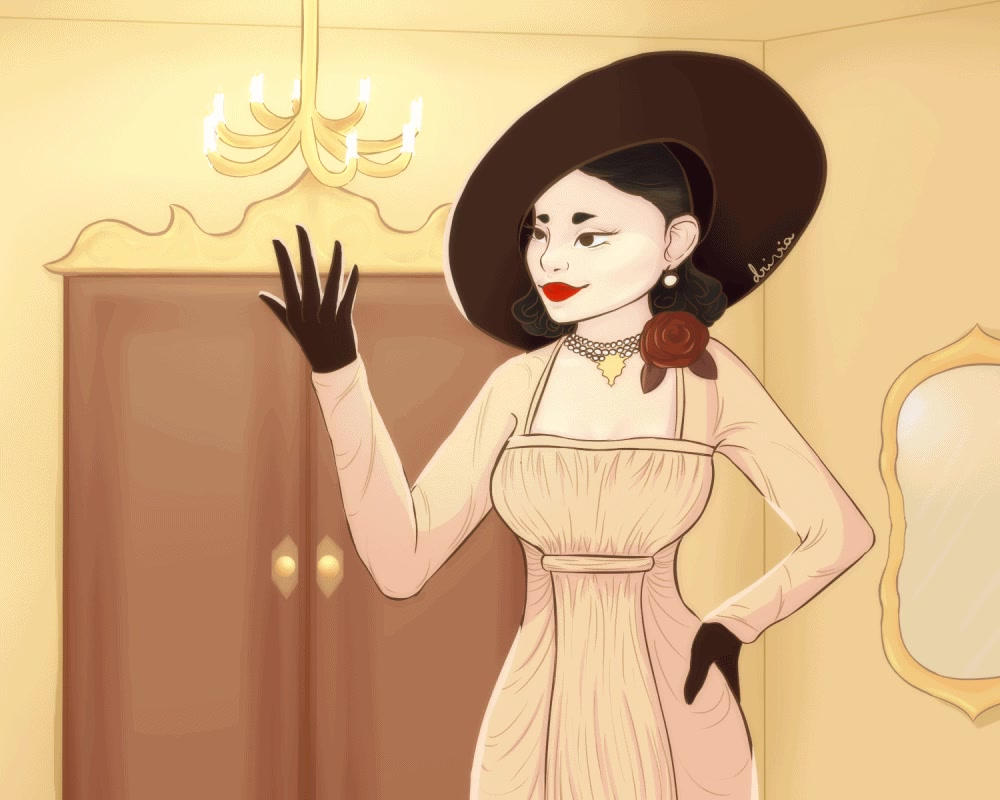 Lady Dimitrescu fanart by Drivia on DeviantArt