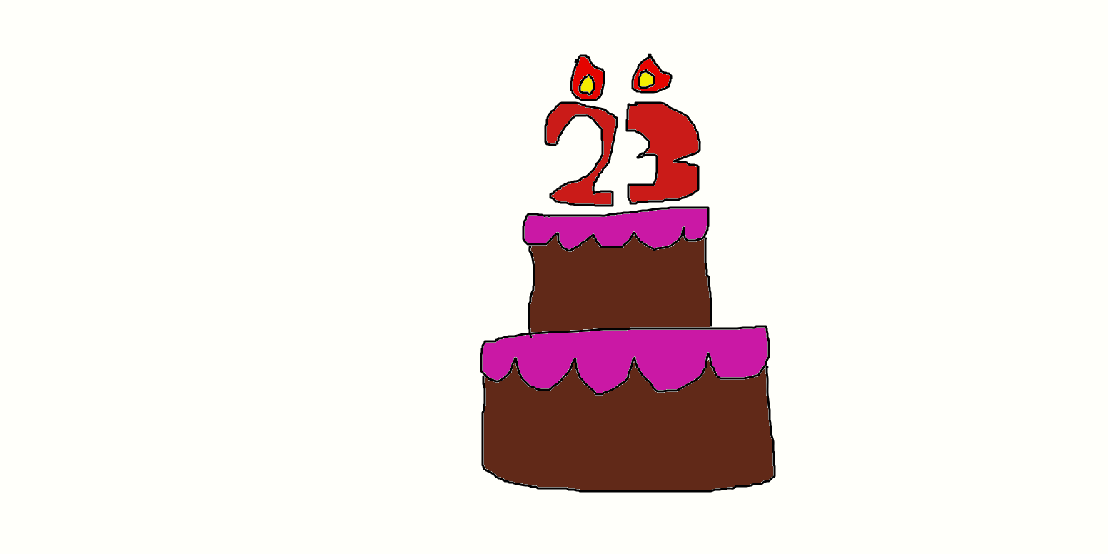 My 23rd Birthday Cake by SiltedCutie on DeviantArt