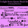 Twilight Quote Brushes