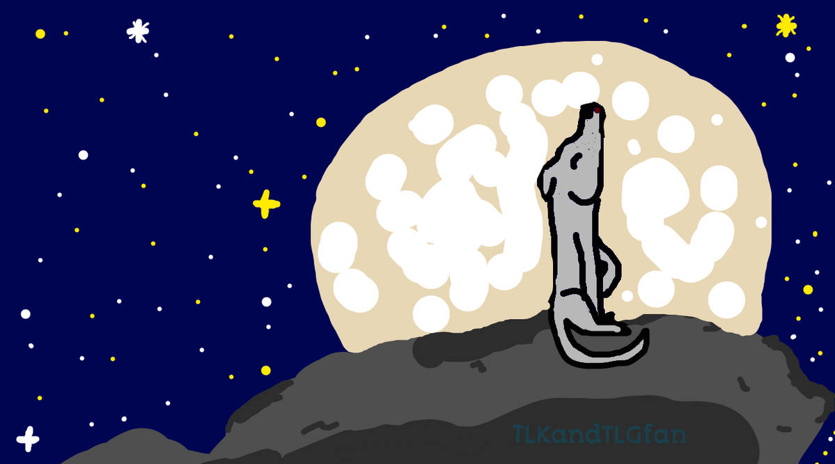 A Howling Wolf by TLKandTLGfan on DeviantArt