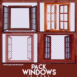 PACK PNGS: Windows | ByunCamis
