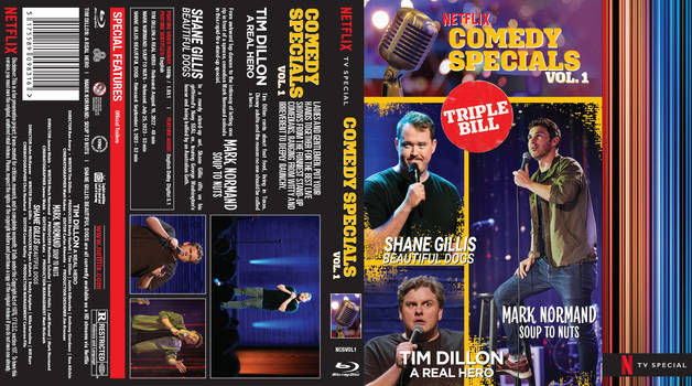 Netflix - Comedy Specials Vol. 1 - Blu Ray Artwork