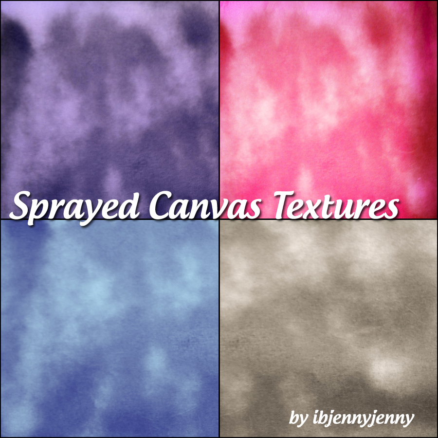 Sprayed Canvas Textures