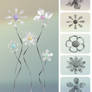 FREE Spring Flower Photoshop Brushes plus Cutouts