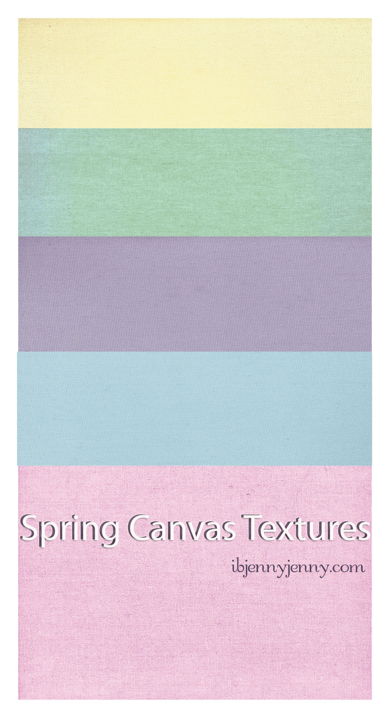 Spring Canvas Textures
