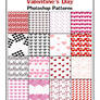 FREE Valentine's Day Photoshop Patterns