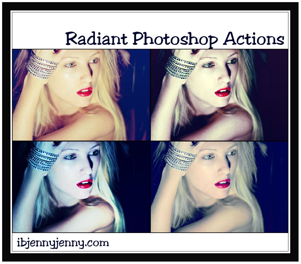 Free Radiant Photoshop Actions