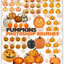 Free Pumpkins Photoshop Brushes