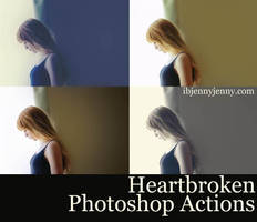 Heartbroken Photoshop Actions