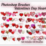 Heart Photoshop Brushes for Valentines Day