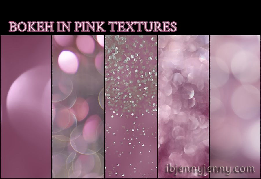 Bokeh in Pink Textures