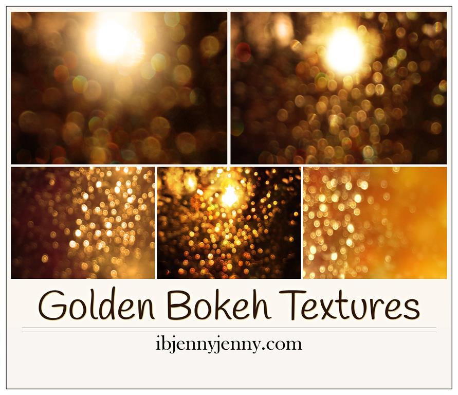 Free Golden Bokeh Textures