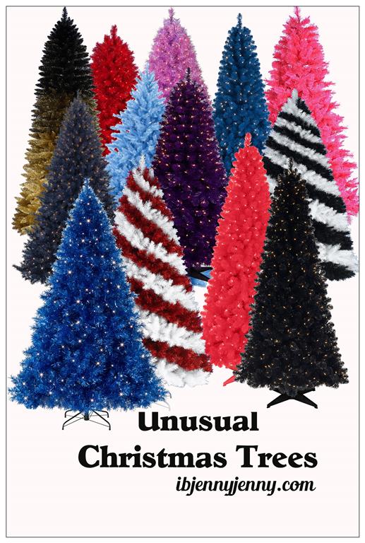 Free Unusual Christmas Trees PNG's plus Brushes