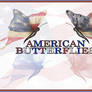 American Butterflies Photoshop Brushes + PNG's