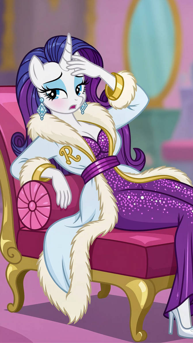 Rarity on the Fainting Couch by Generalorder4 on DeviantArt