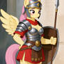 Historic Ponies: Fluttershy the Roman Auxiliary 