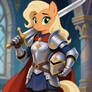 Historic Ponies: Applejack as a French Chevalier 