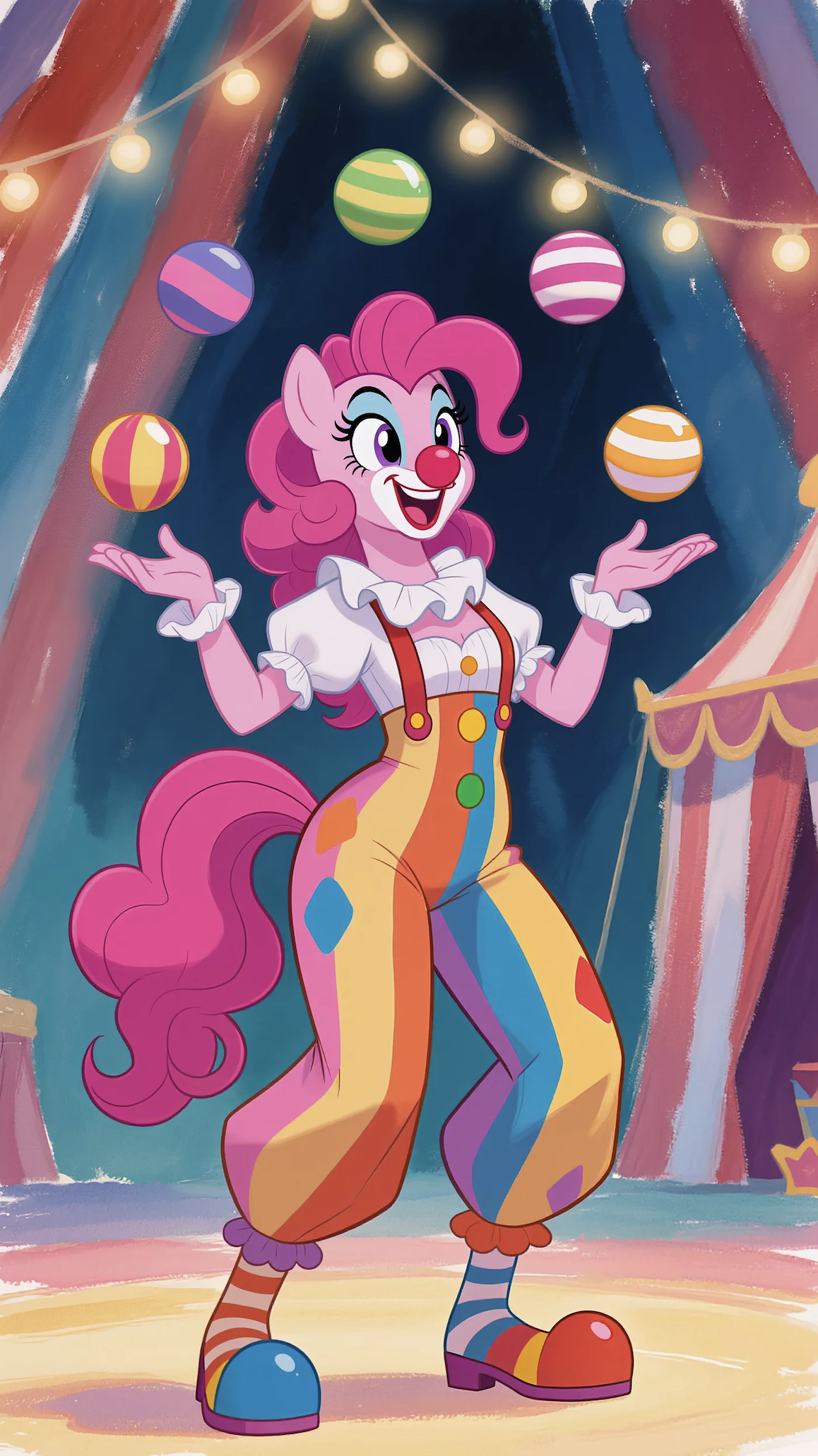 Circus Ponies: Pinkie Pie The Clown by Generalorder4 on DeviantArt