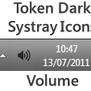 Token Dark Systray Volume Icon