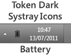 Token Dark Battery Meter Icon