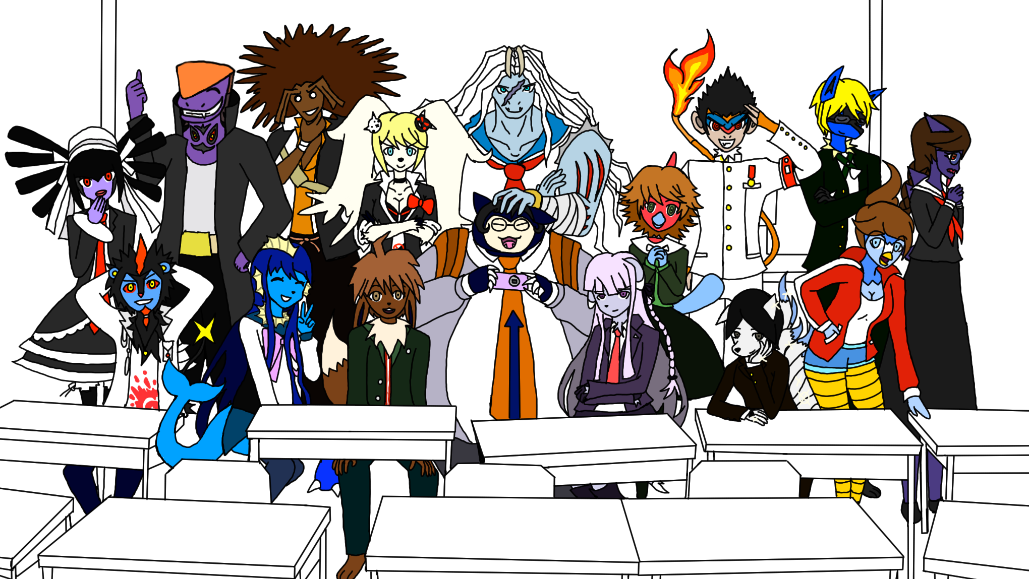 Warning Old Danganronpa As Anthro Pokemon By Smartluxray On Deviantart Warning Old Danganronpa As Anthro Pokemon By Smartluxray On Deviantart