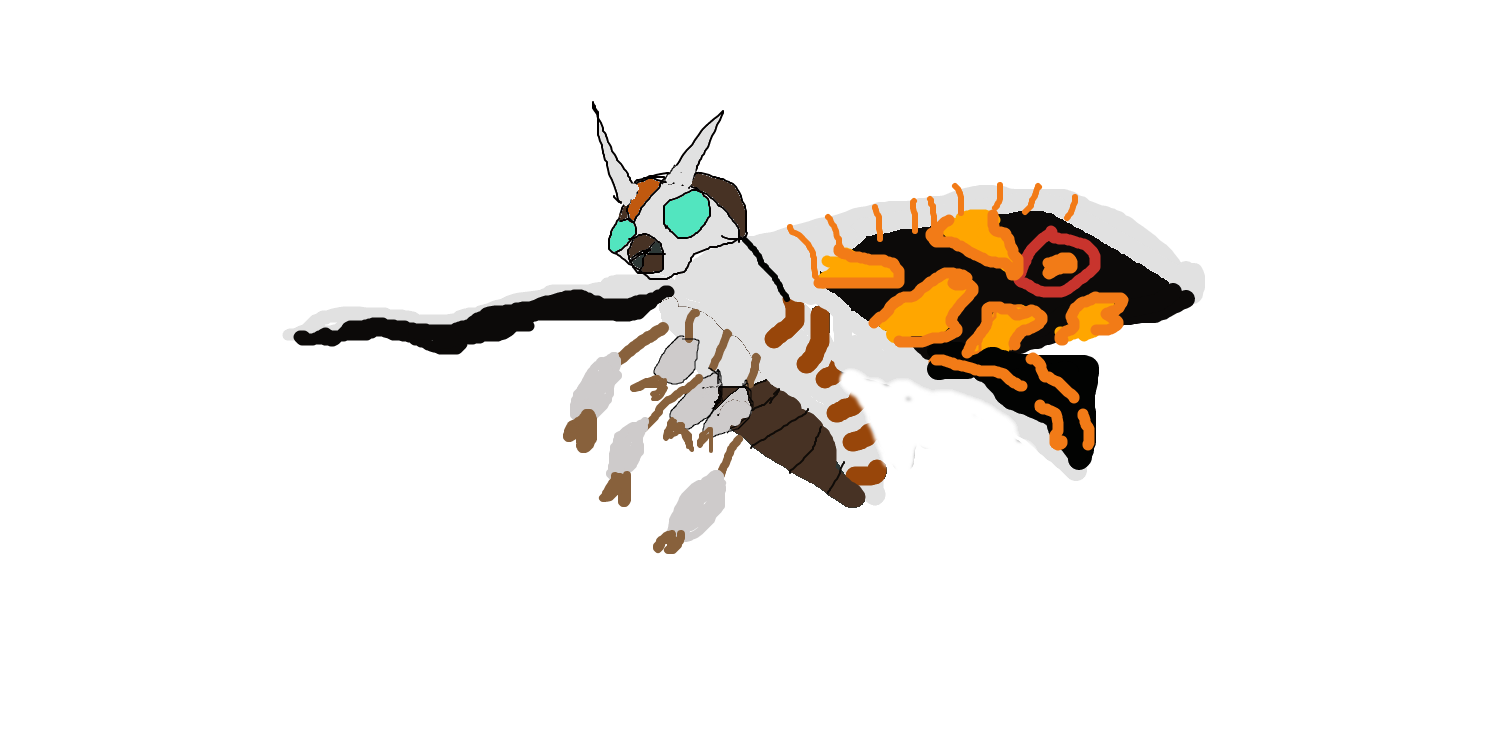 Cartoon Mothra by Artzilla987 on DeviantArt